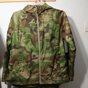 LL Bean Camo Windbreaker